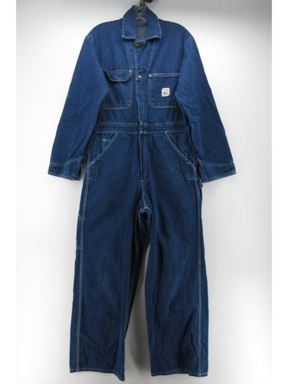 VGT Pointer Brand Coveralls 36 Mechanic Overalls Work Denim 70s 80s USA
